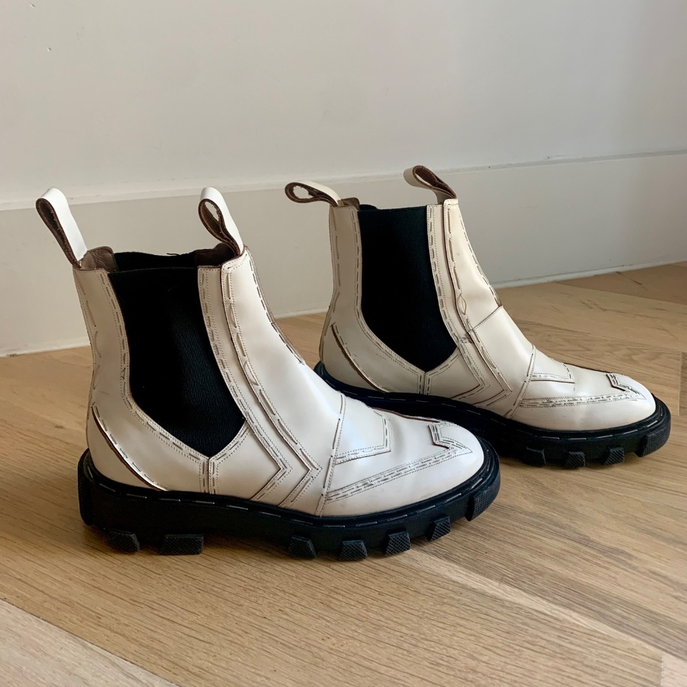 Balenciaga white ankle boots - Picture 2 of 5